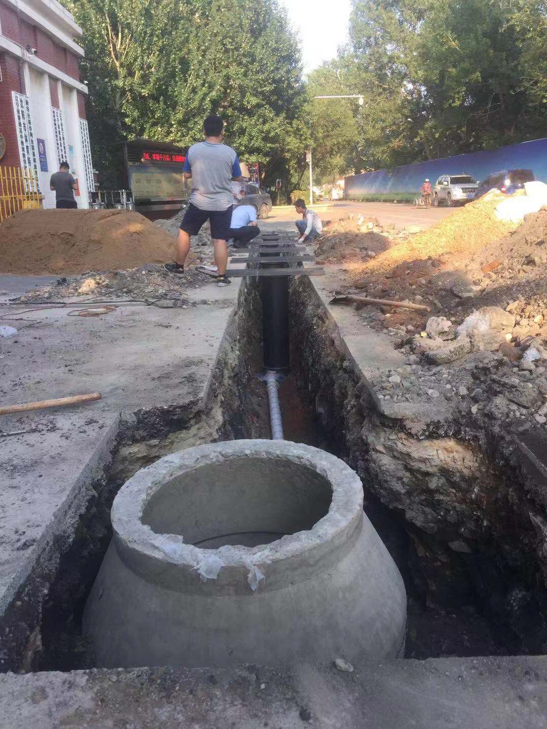 沈阳升降柱排水井的安装